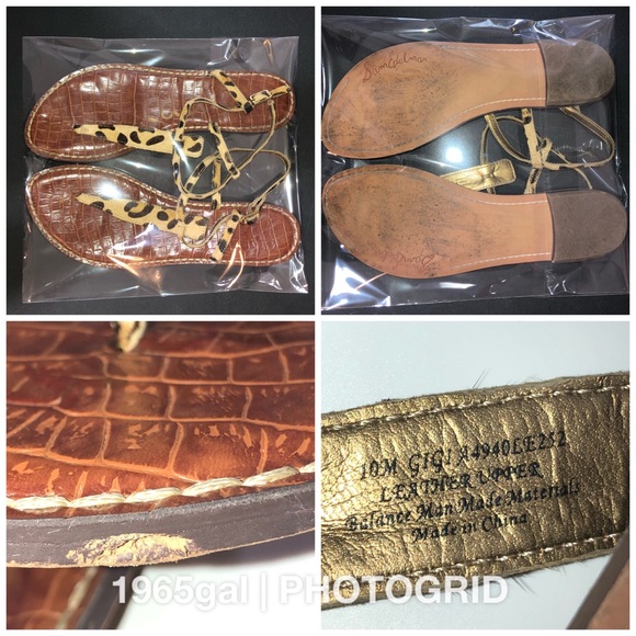 Sold!Sam Edelman Gigi Leopard-Print Calf Hair Sand - Picture 7 of 14